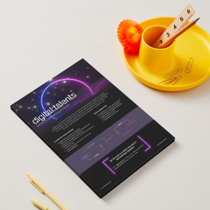 Digital Talents Flyer Vorstellung
